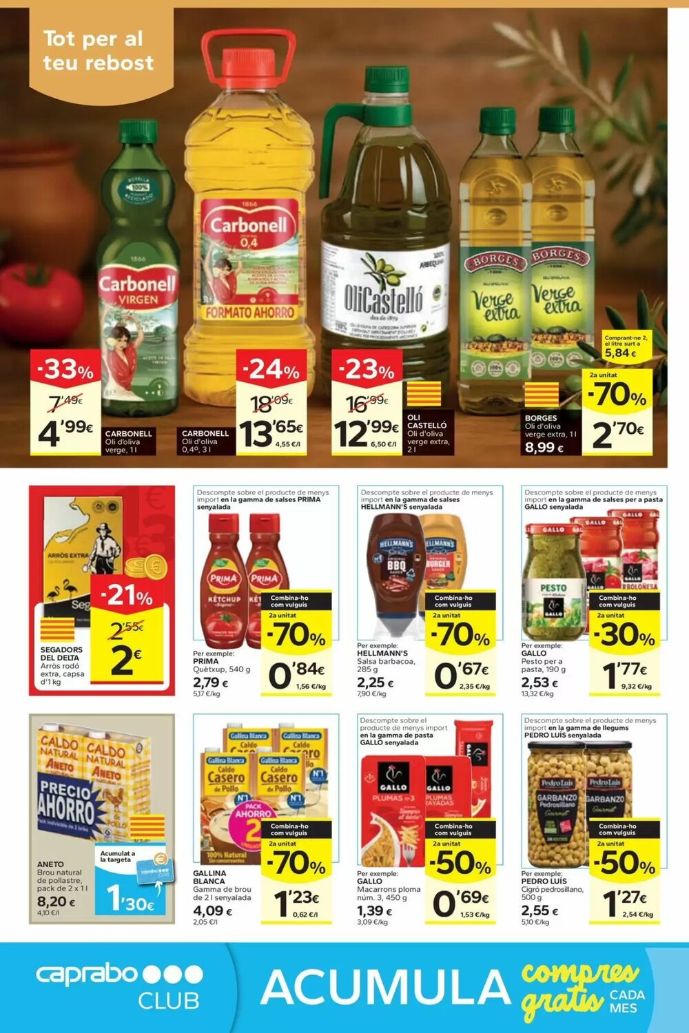 Folleto promocional de Caprabo válido desde el 05/01/2026 - Página 16.