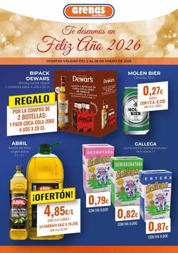 Folleto promocional de Arenas CashDiplo válido desde el 05/01/2026 - Página 1.