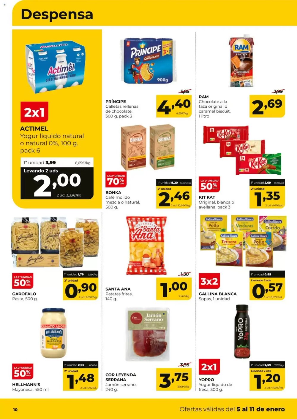 Folleto promocional de Alimerka válido desde el 05/01/2026 - Página 10.