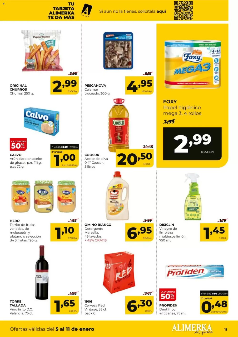 Folleto promocional de Alimerka válido desde el 05/01/2026 - Página 11.