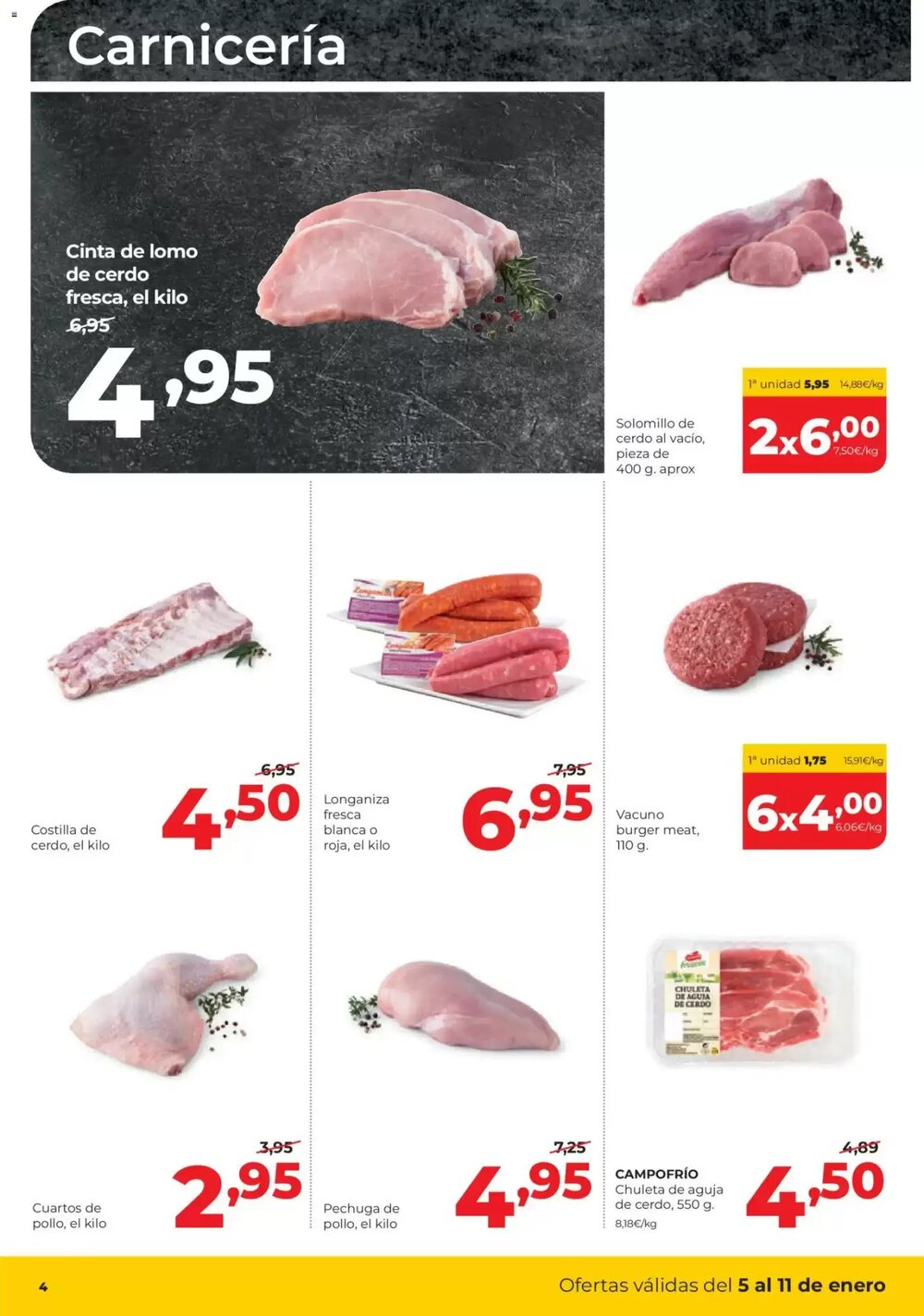 Folleto promocional de Alimerka válido desde el 05/01/2026 - Página 4.