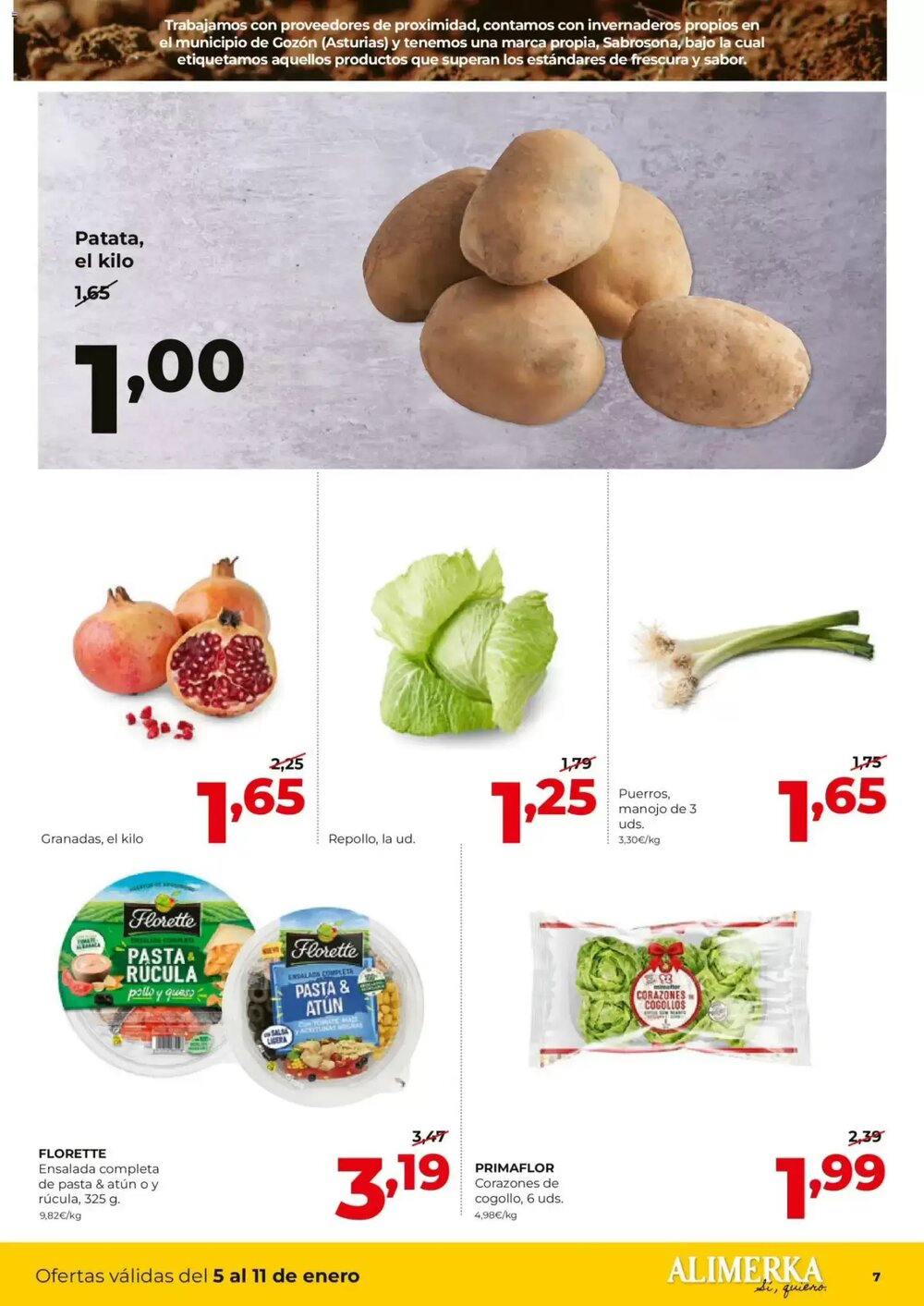 Folleto promocional de Alimerka válido desde el 05/01/2026 - Página 7.