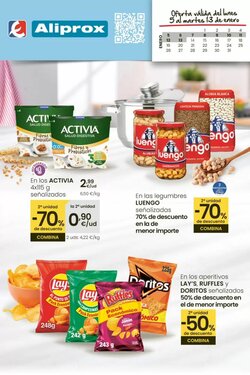Folleto promocional de Aliprox válido desde el 05/01/2026 - Página 1.