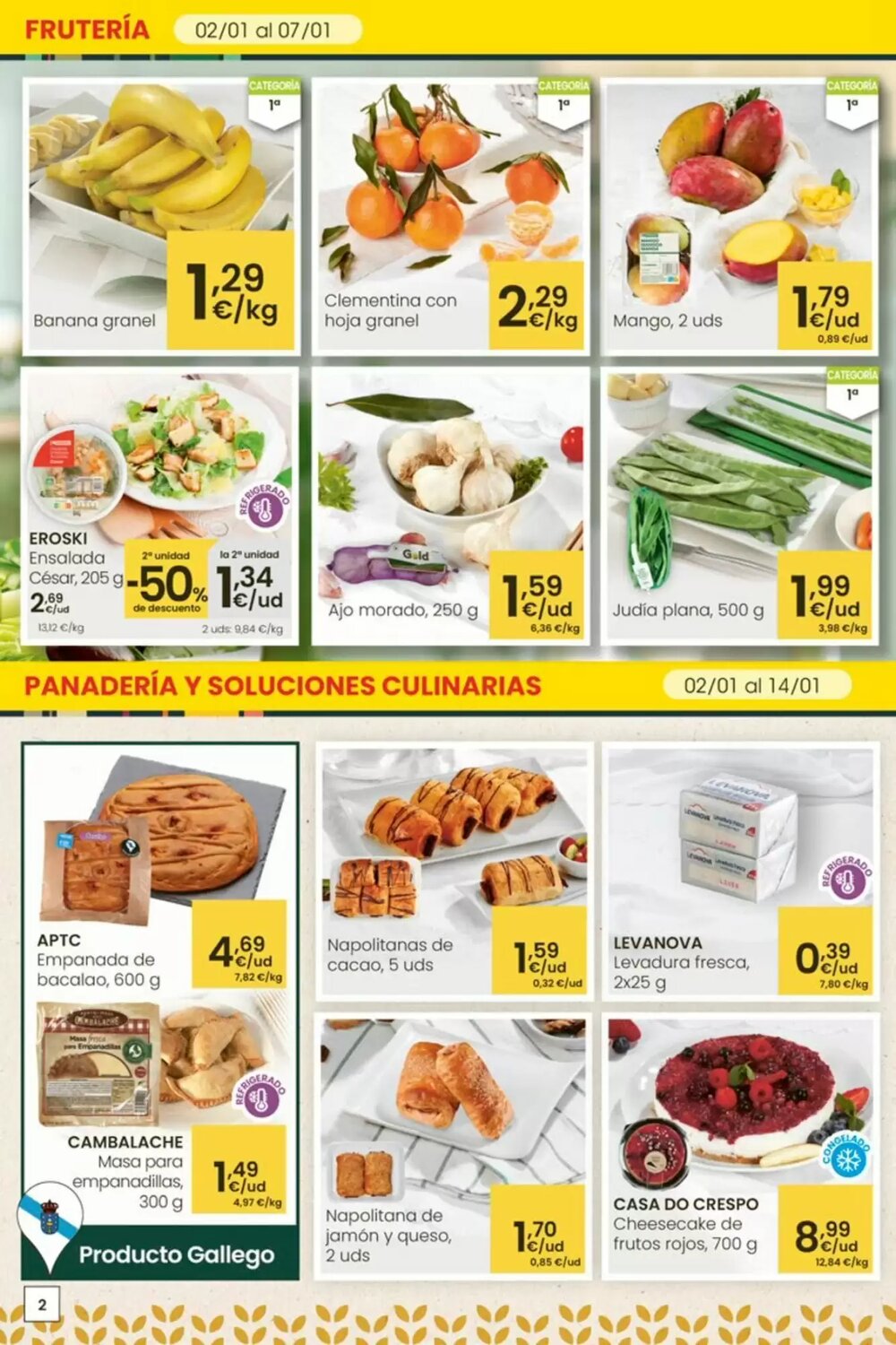 Folleto promocional de Aliprox válido desde el 05/01/2026 - Página 2.