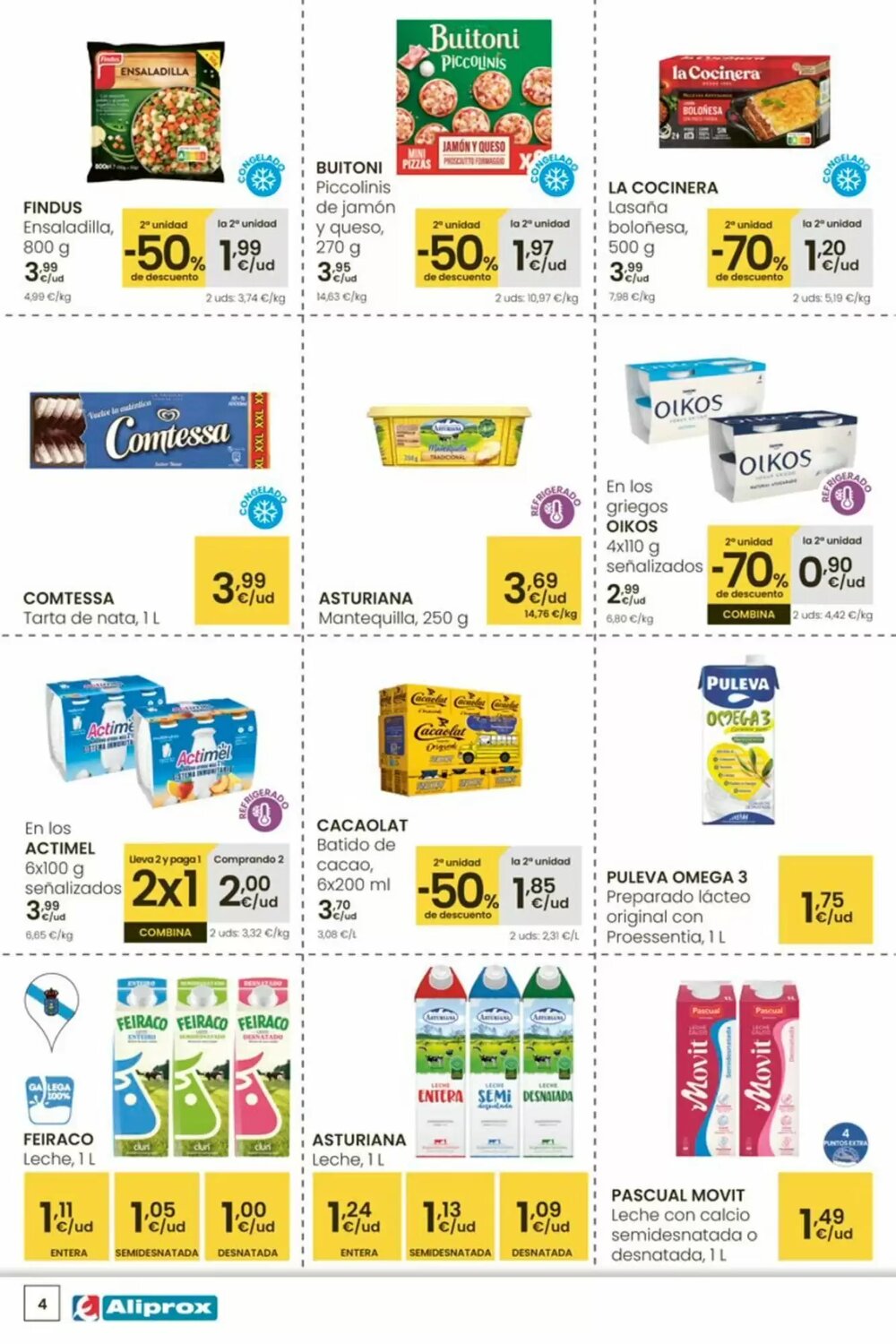 Folleto promocional de Aliprox válido desde el 05/01/2026 - Página 4.