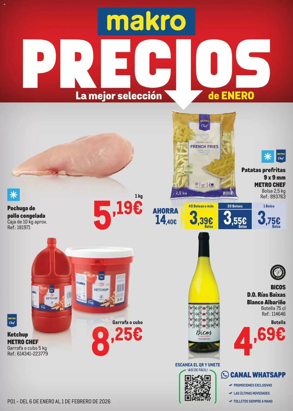 Folleto promocional de Makro válido desde el 06/01/2026 - Página 1.