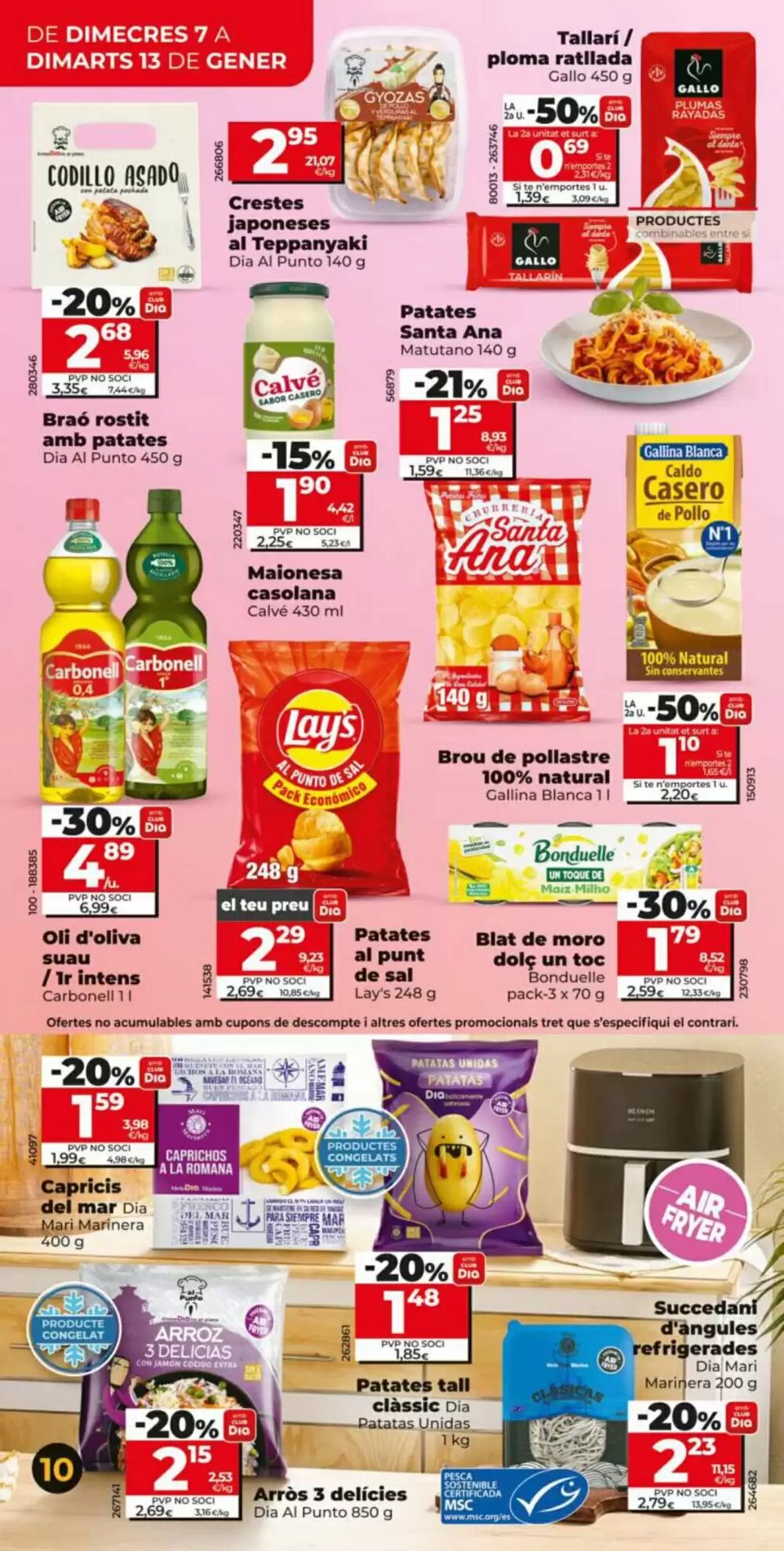 Folleto promocional de Dia válido desde el 07/01/2026 - Página 10.