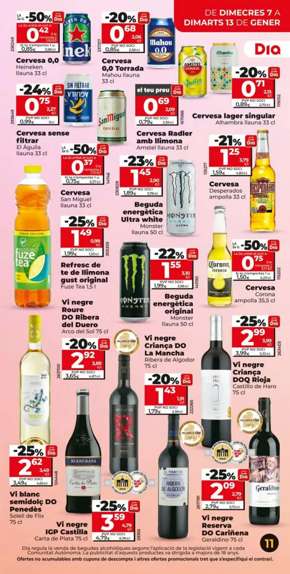 Folleto promocional de Dia válido desde el 07/01/2026 - Página 11.