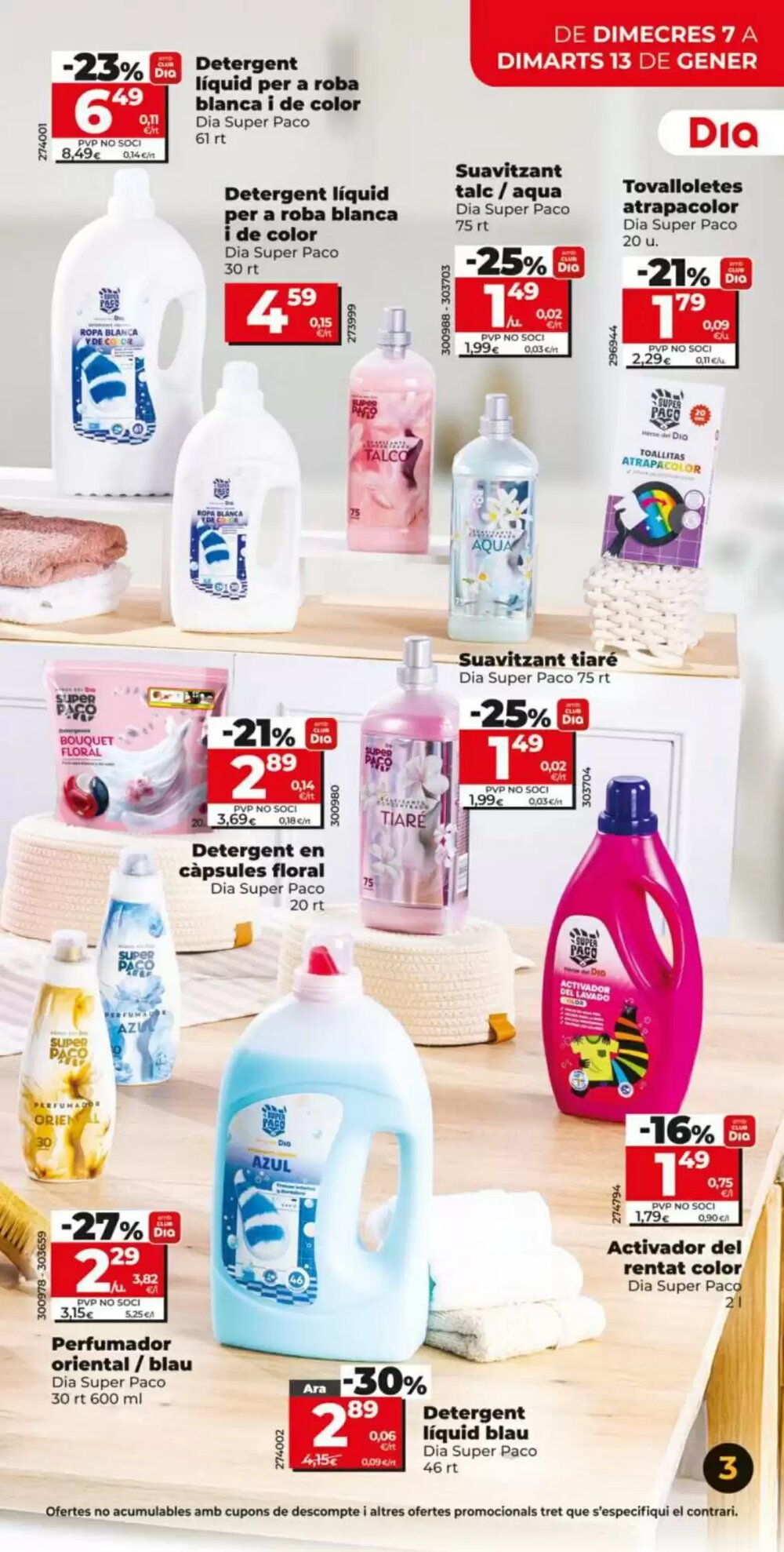 Folleto promocional de Dia válido desde el 07/01/2026 - Página 3.