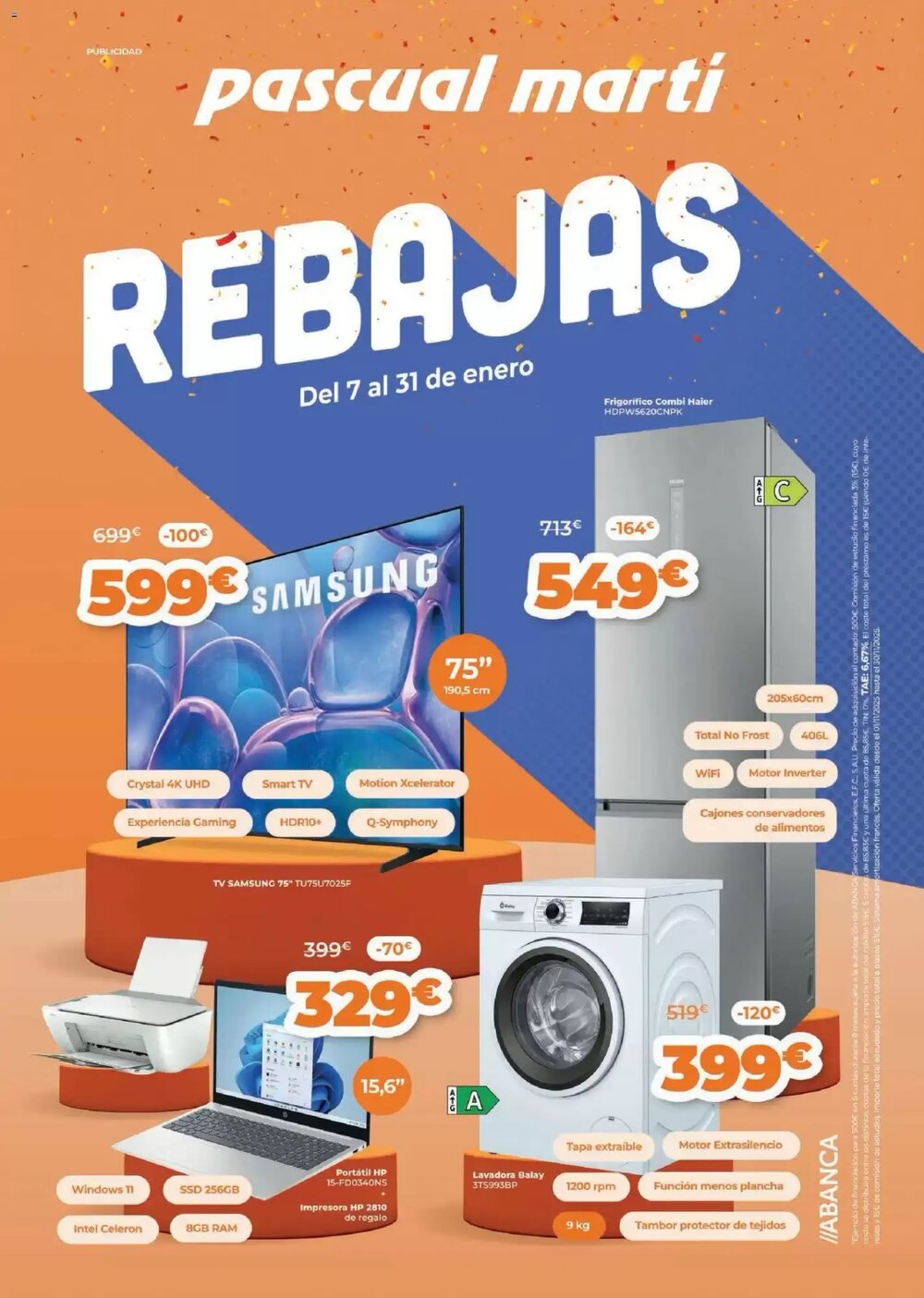 Folleto promocional de Pascual Martí válido desde el 07/01/2026 - Página 1.
