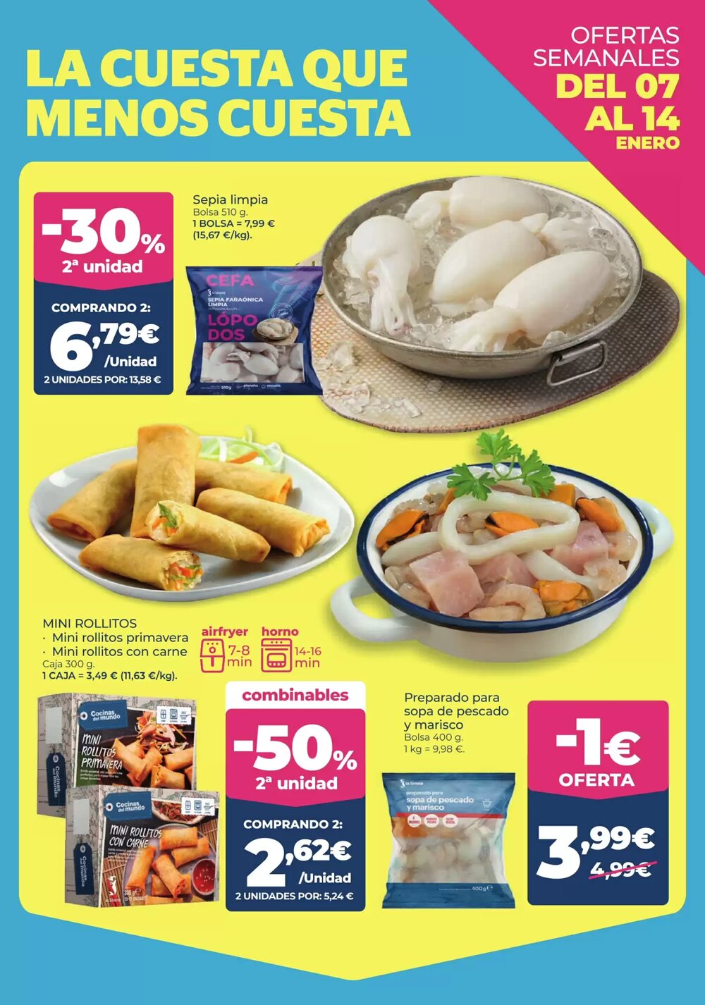 Folleto promocional de La Sirena válido desde el 07/01/2026 - Página 3.