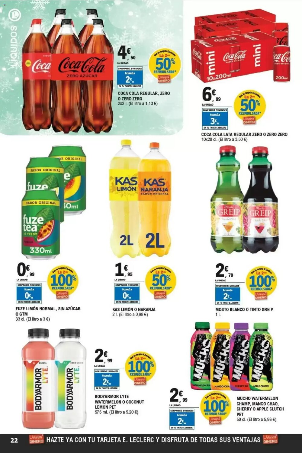 Folleto promocional de E.Leclerc válido desde el 07/01/2026 - Página 22.