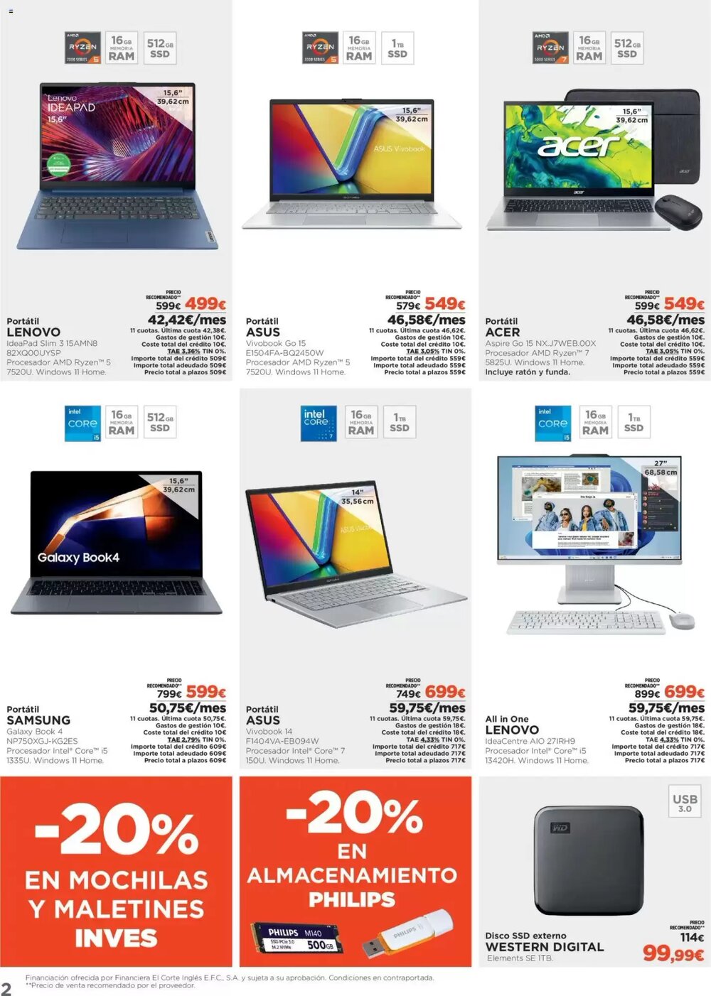 Folleto promocional de El Corte Inglés válido desde el 07/01/2026 - Página 2.