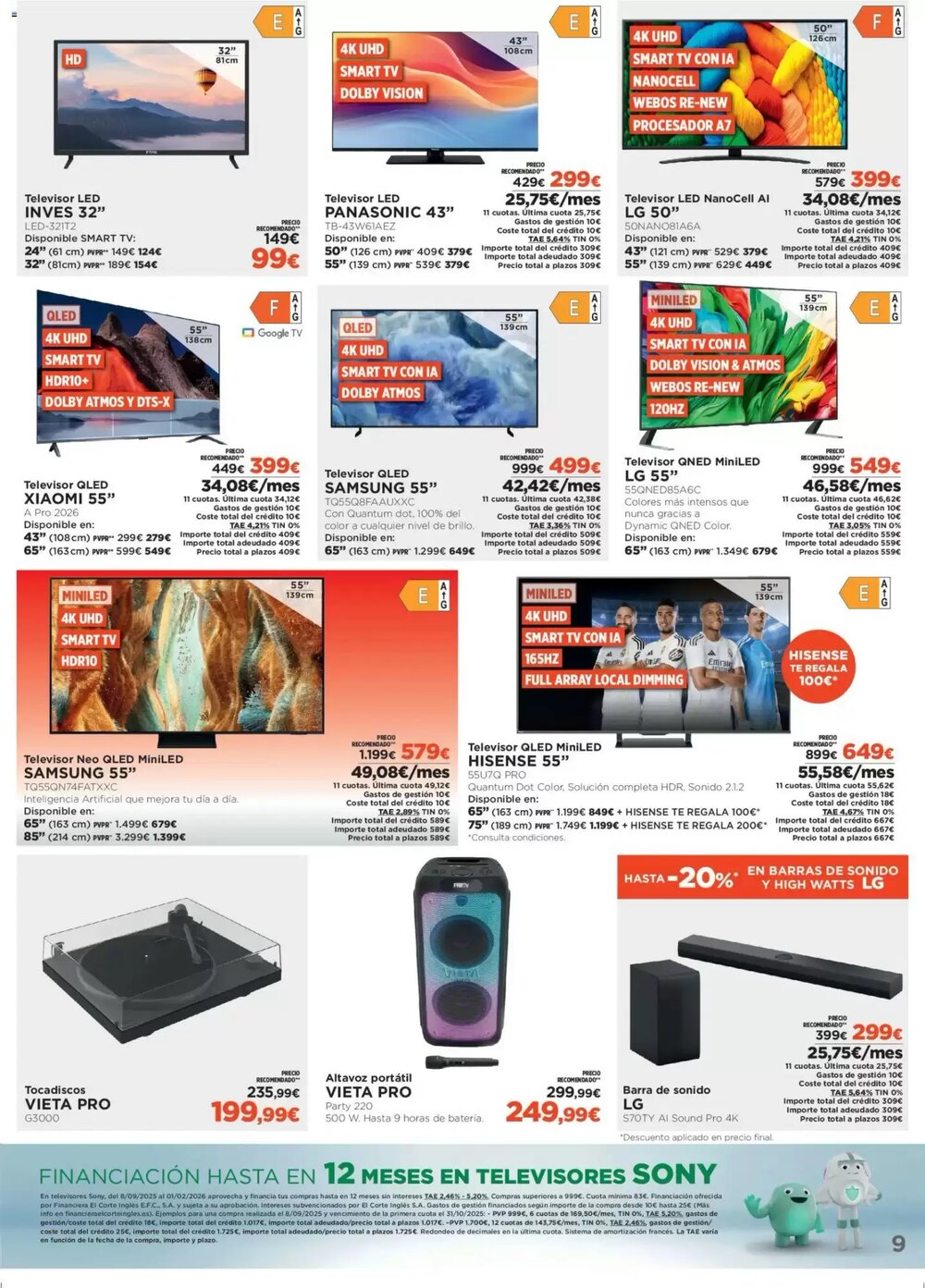 Folleto promocional de El Corte Inglés válido desde el 07/01/2026 - Página 9.