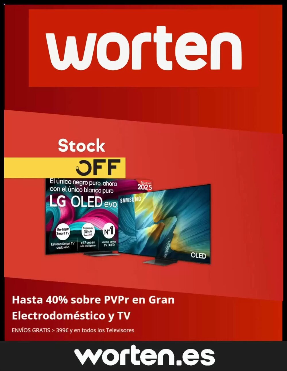 Folleto promocional de Worten válido desde el 07/01/2026 - Página 1.