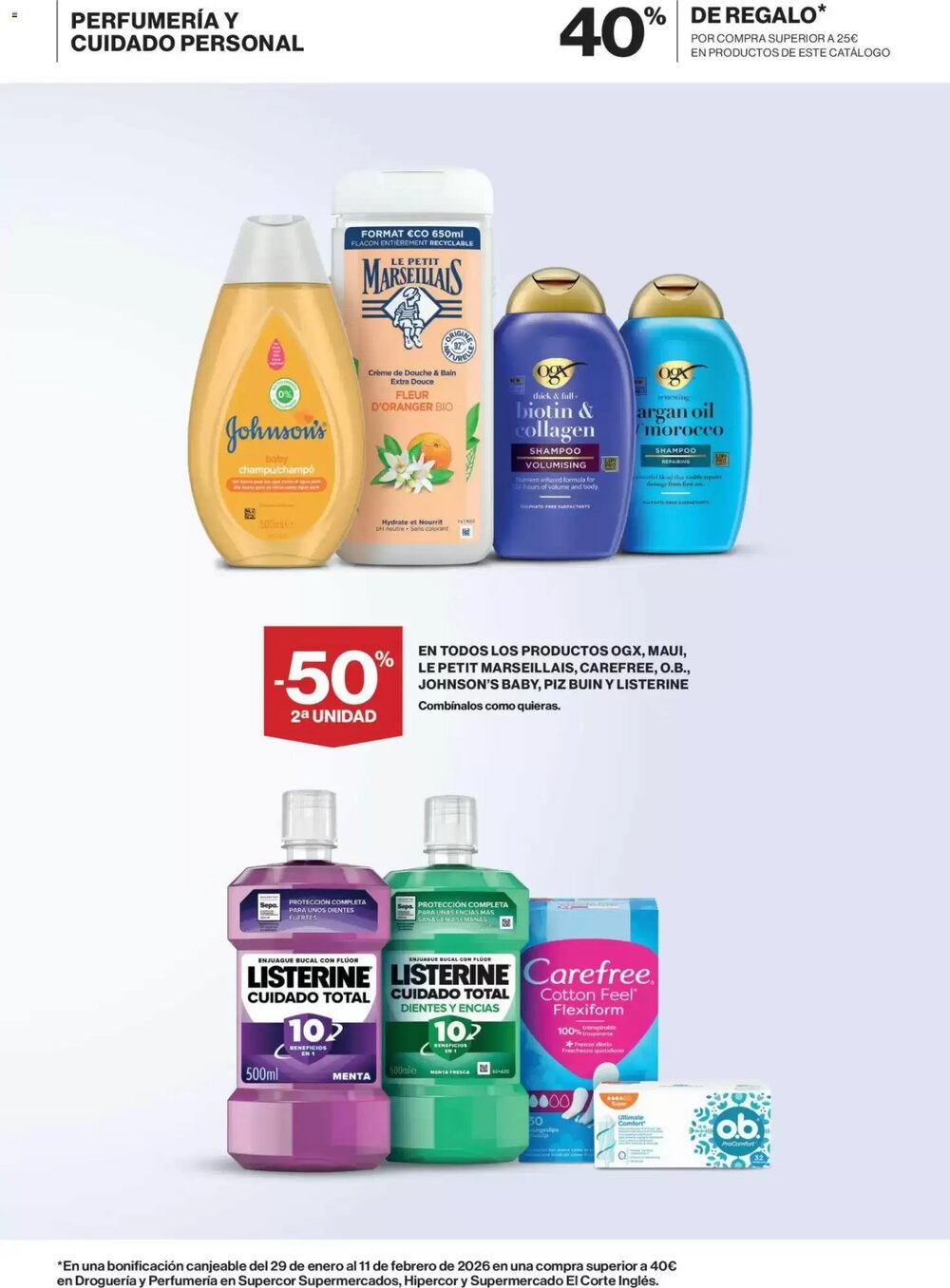 Folleto promocional de Hipercor válido desde el 07/01/2026 - Página 15.