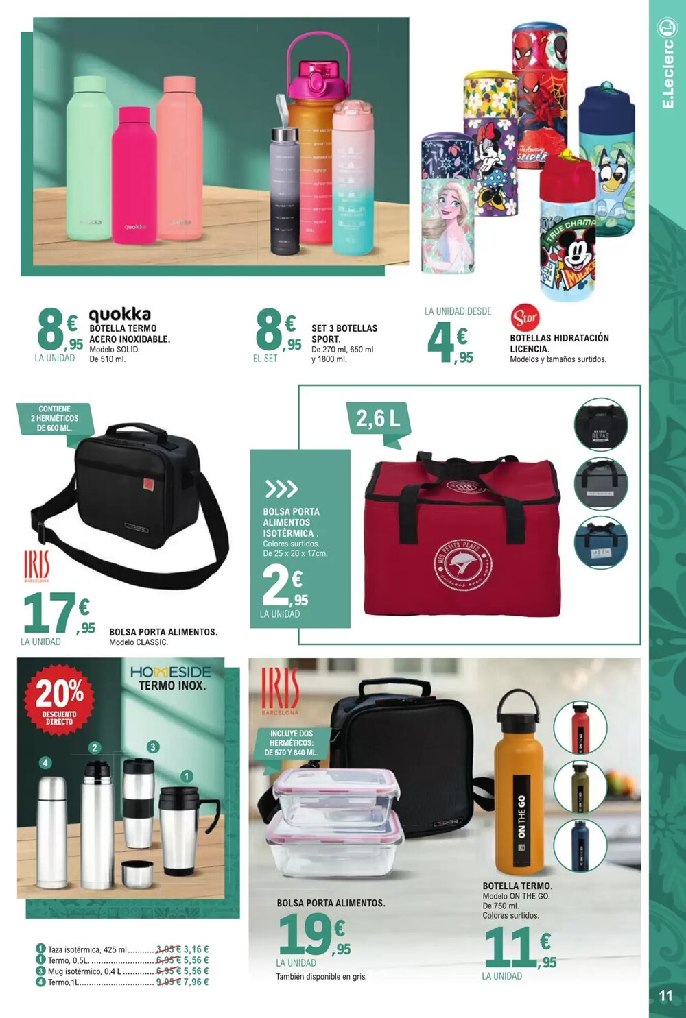 Folleto promocional de E.Leclerc válido desde el 07/01/2026 - Página 11.