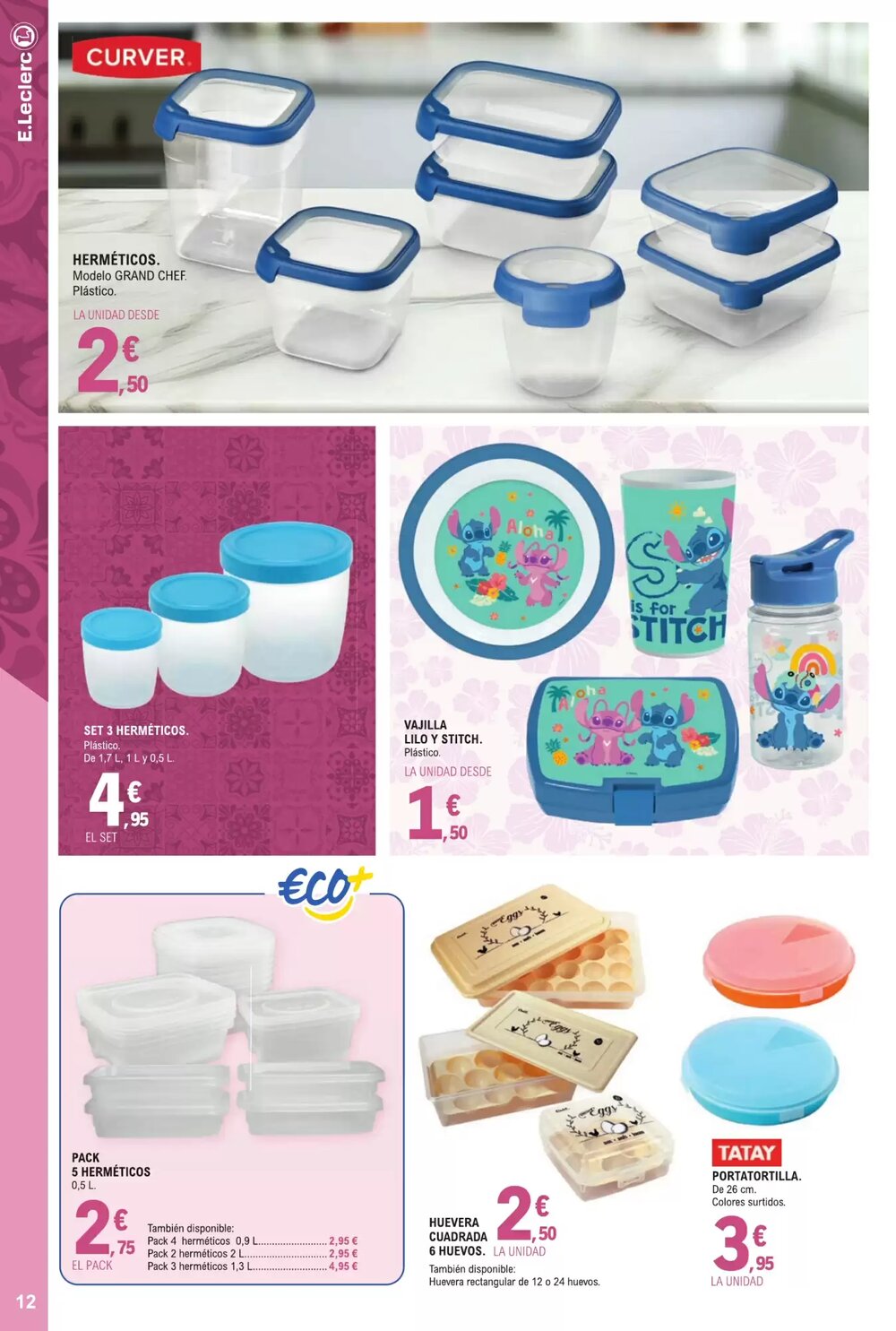 Folleto promocional de E.Leclerc válido desde el 07/01/2026 - Página 12.