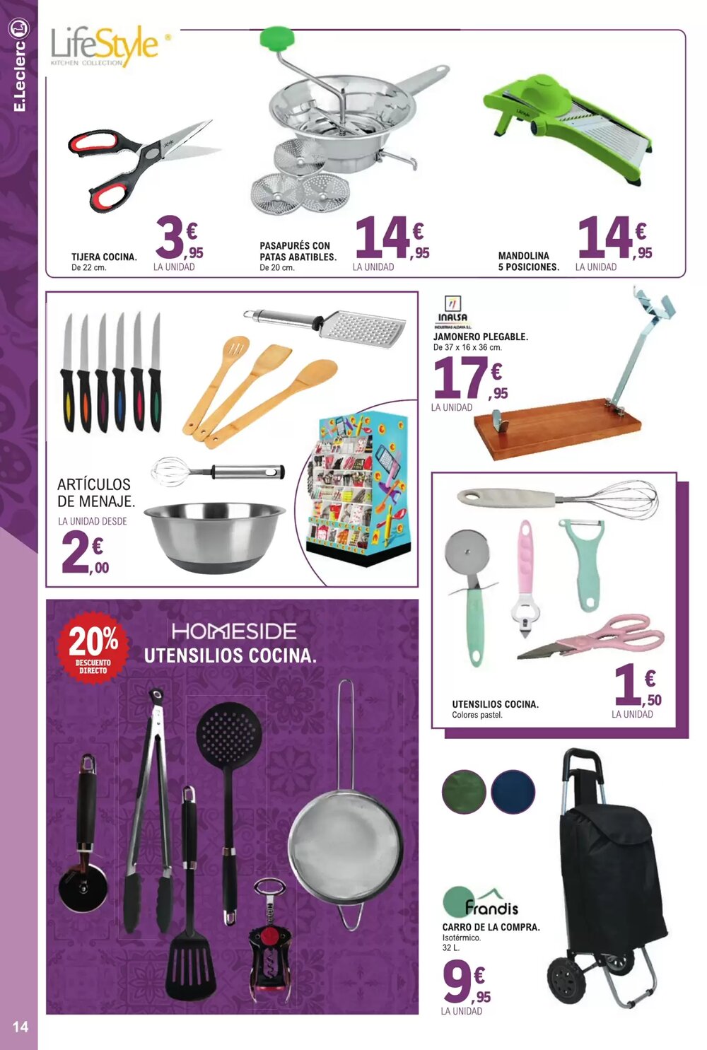 Folleto promocional de E.Leclerc válido desde el 07/01/2026 - Página 14.