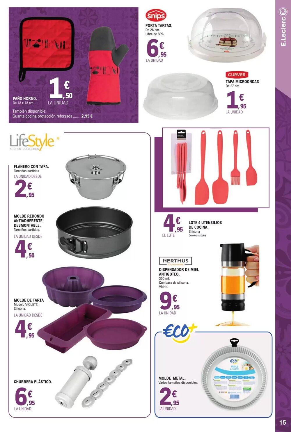 Folleto promocional de E.Leclerc válido desde el 07/01/2026 - Página 15.