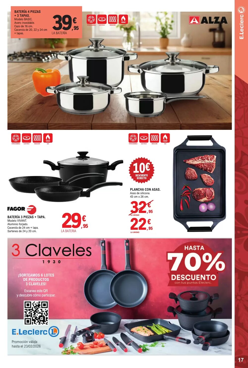 Folleto promocional de E.Leclerc válido desde el 07/01/2026 - Página 17.