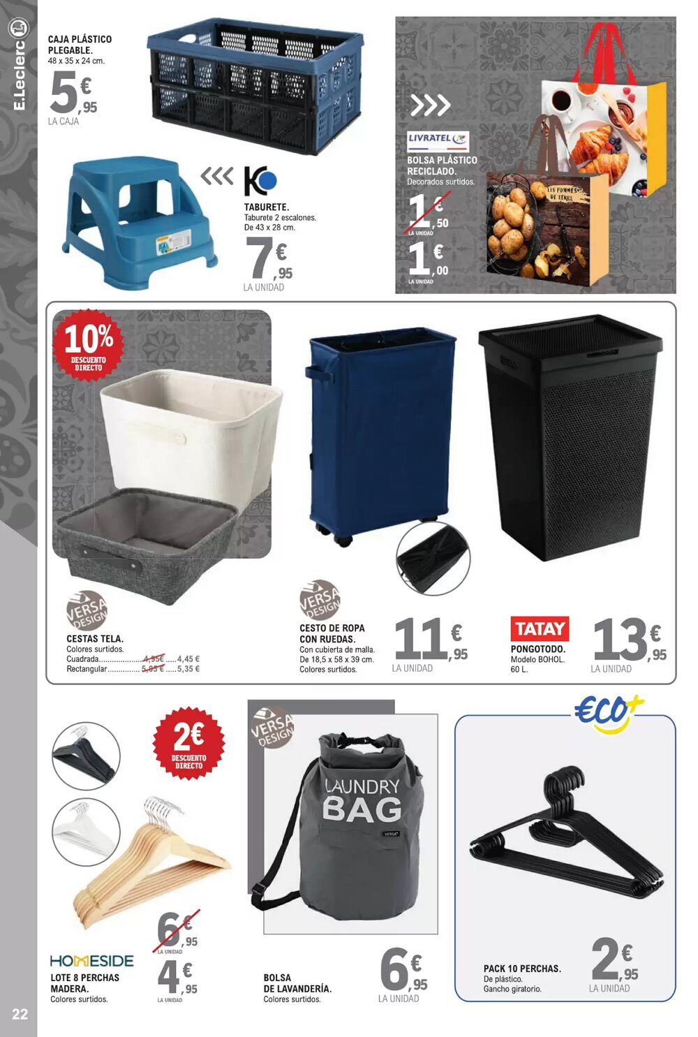 Folleto promocional de E.Leclerc válido desde el 07/01/2026 - Página 22.