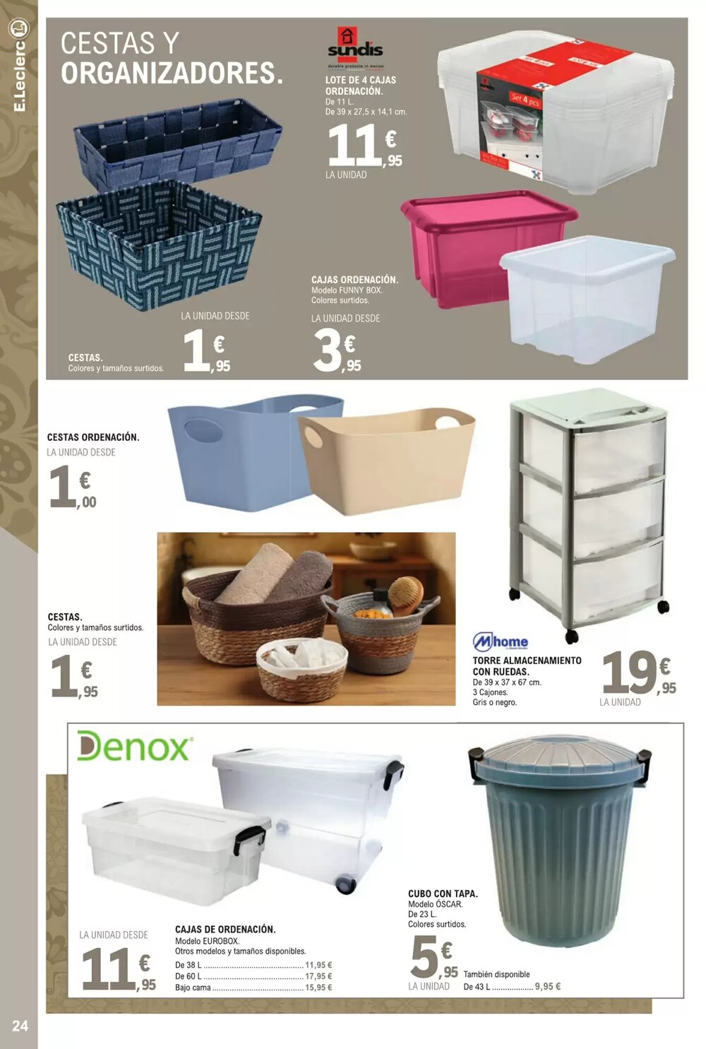 Folleto promocional de E.Leclerc válido desde el 07/01/2026 - Página 24.