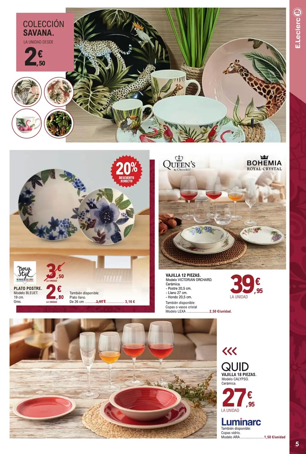 Folleto promocional de E.Leclerc válido desde el 07/01/2026 - Página 5.