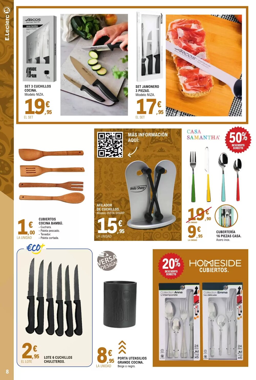 Folleto promocional de E.Leclerc válido desde el 07/01/2026 - Página 8.