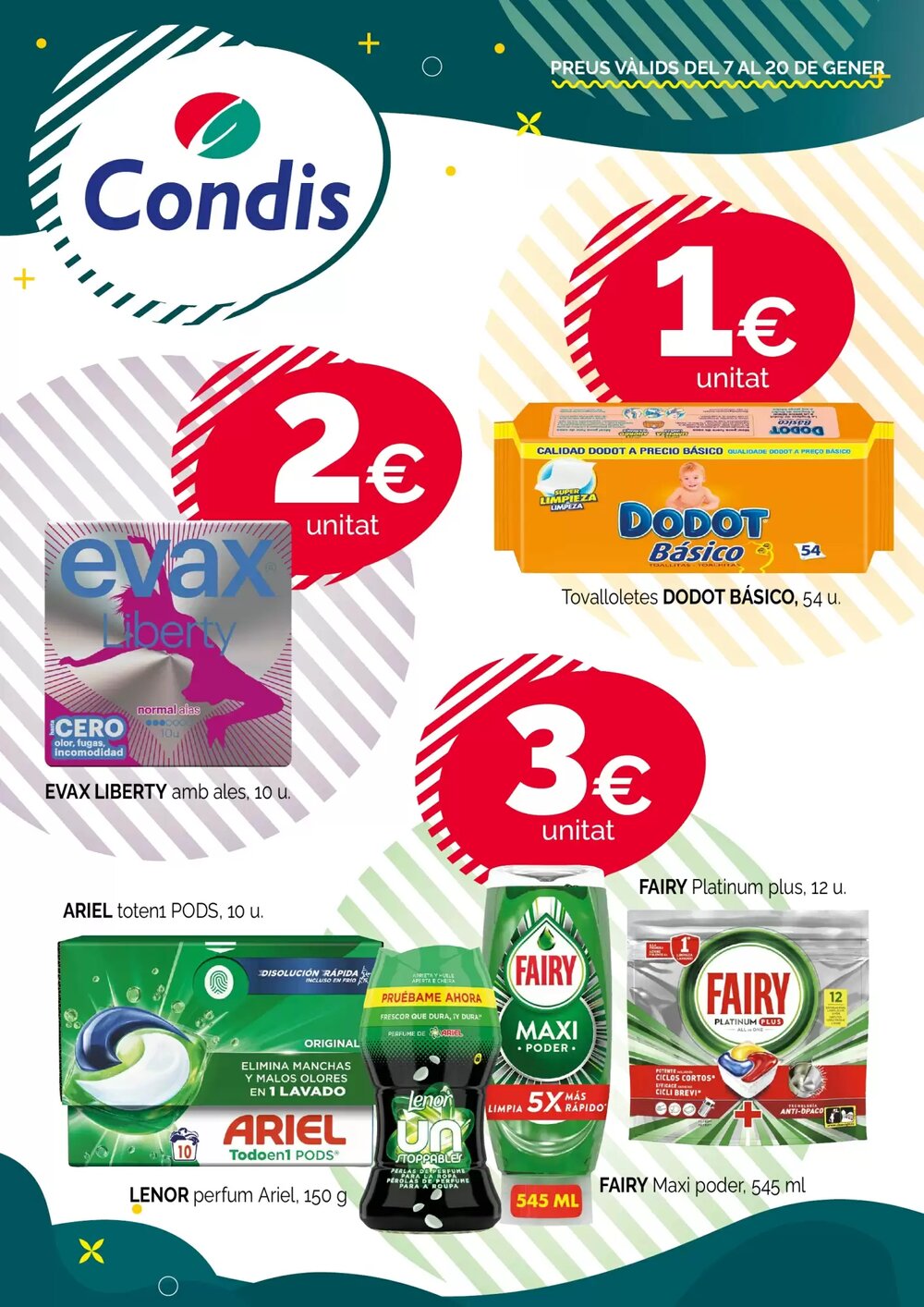 Folleto promocional de Condis válido desde el 07/01/2026 - Página 1.