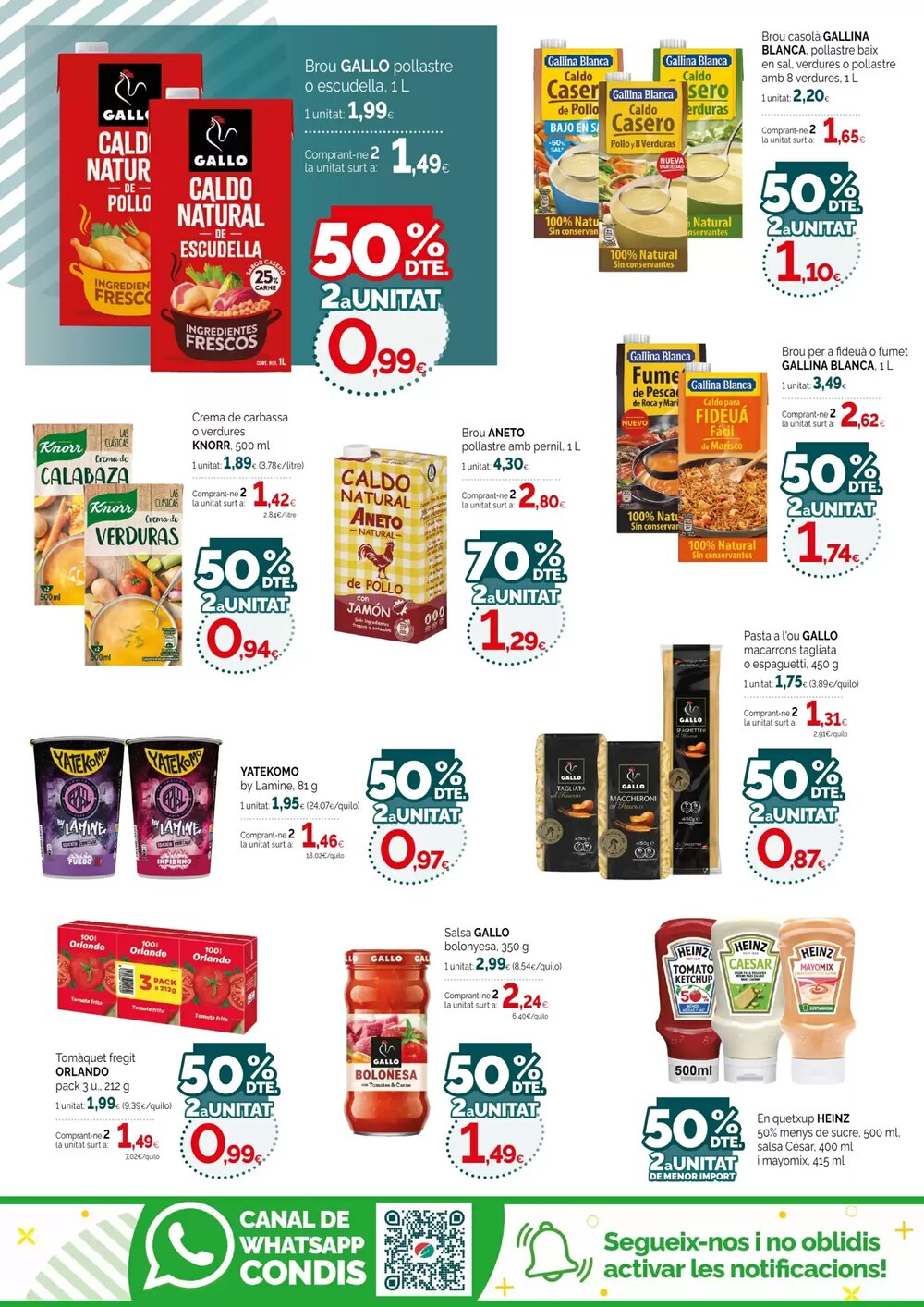 Folleto promocional de Condis válido desde el 07/01/2026 - Página 14.