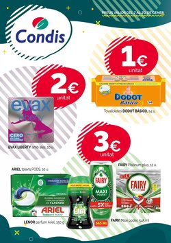 Folleto promocional de Condis válido desde el 07/01/2026 - Página 1.