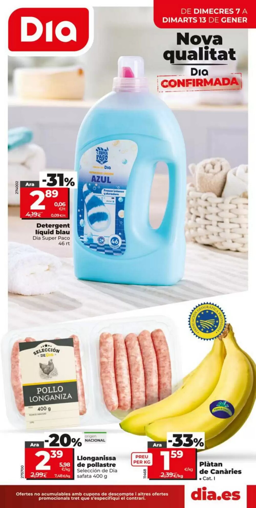 Folleto promocional de Dia válido desde el 07/01/2026 - Página 1.