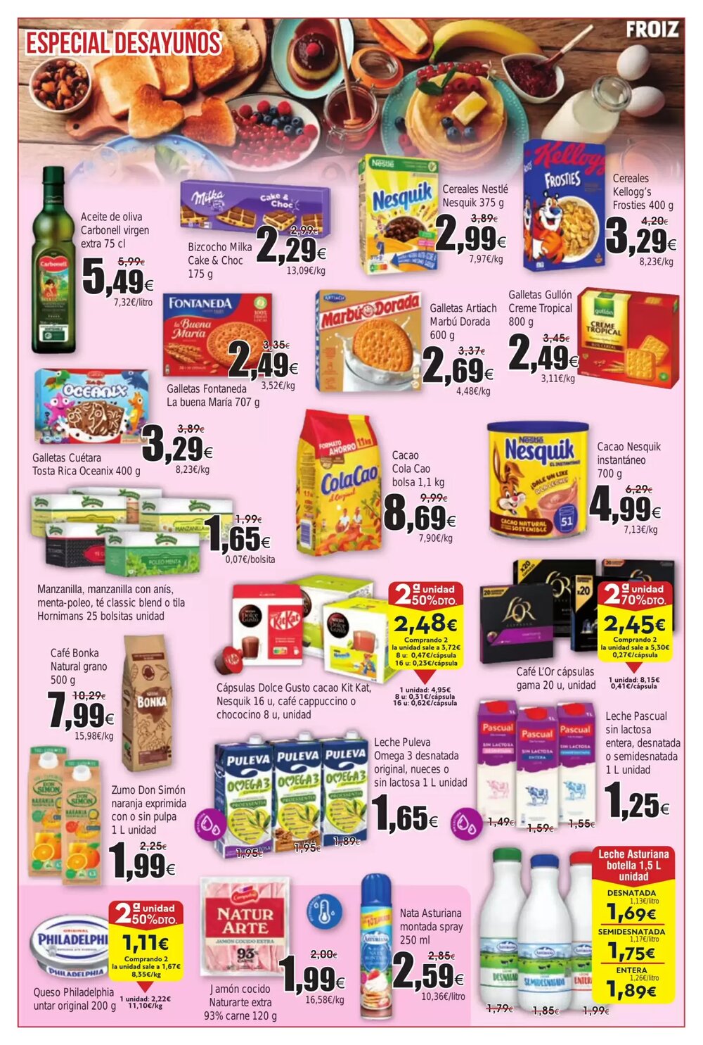 Folleto promocional de FROIZ válido desde el 07/01/2026 - Página 11.