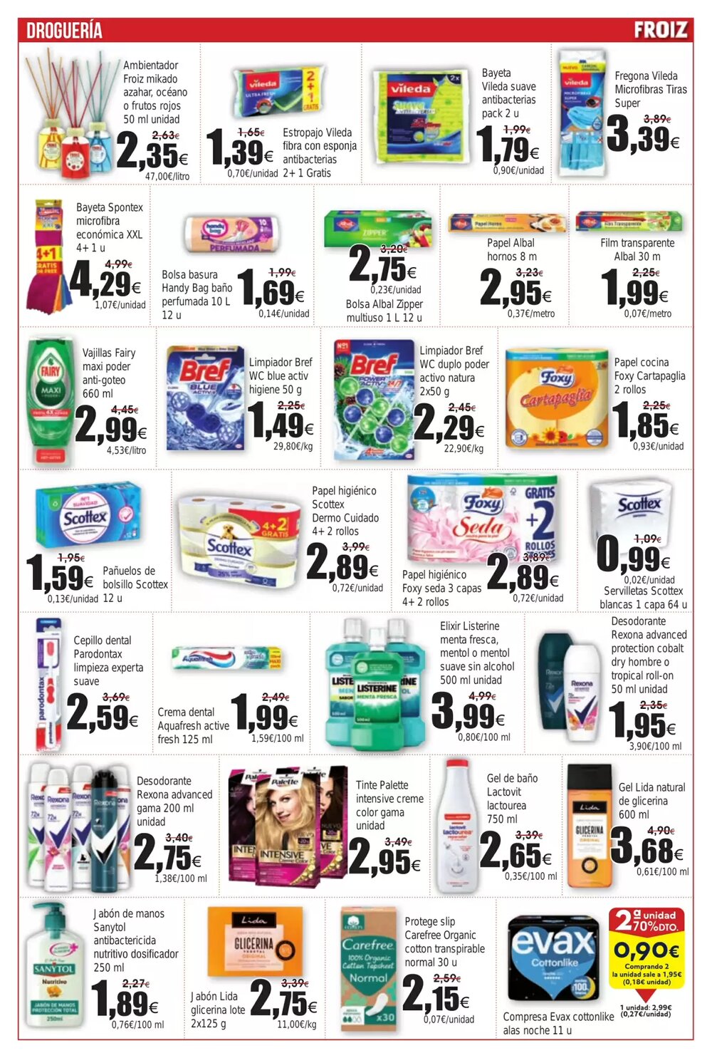 Folleto promocional de FROIZ válido desde el 07/01/2026 - Página 15.