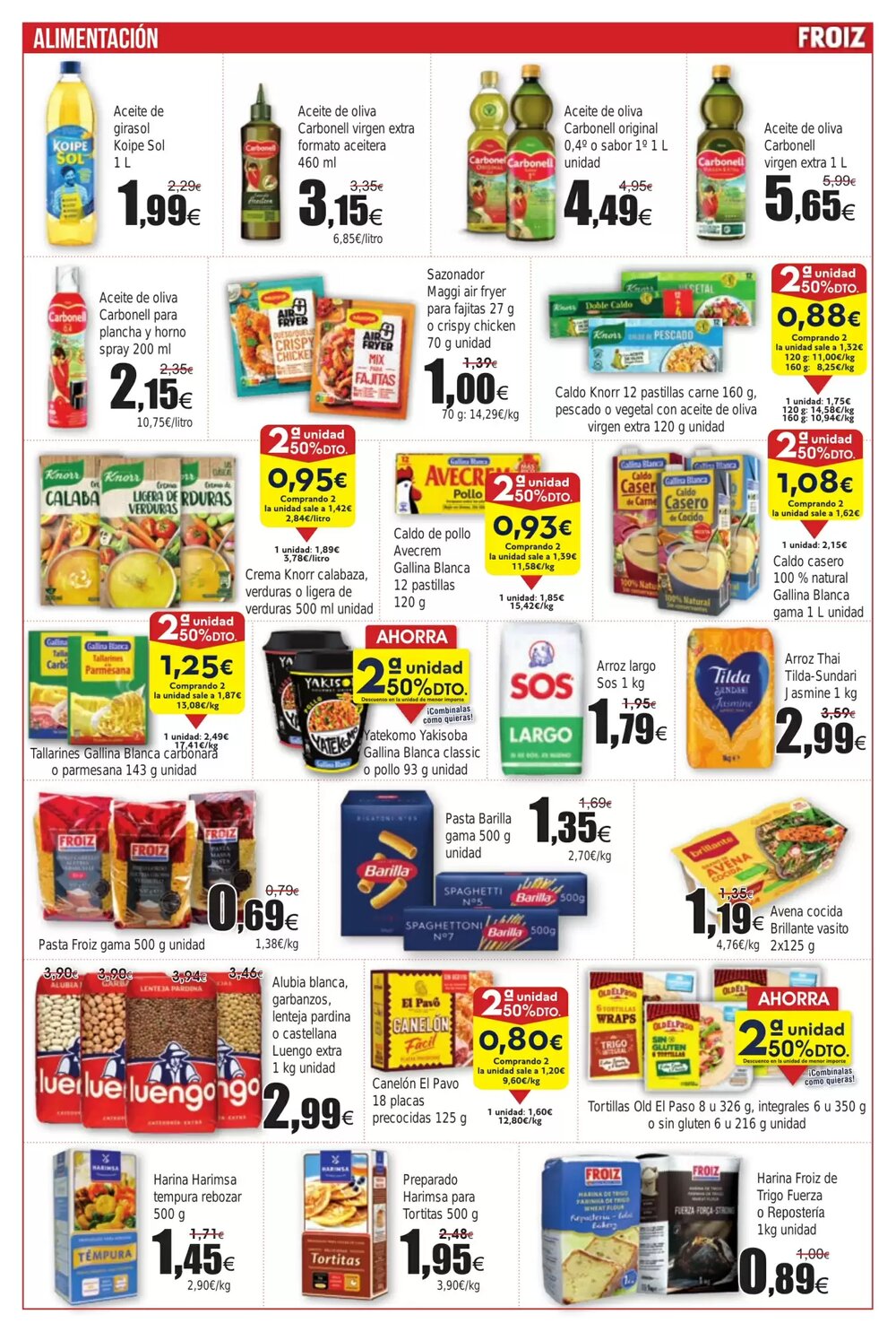 Folleto promocional de FROIZ válido desde el 07/01/2026 - Página 8.