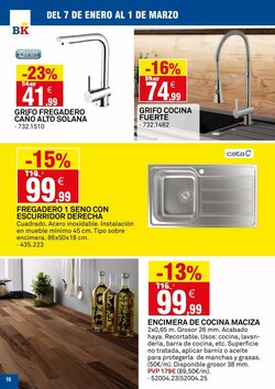Folleto promocional de Bricoking válido desde el 07/01/2026 - Página 16.