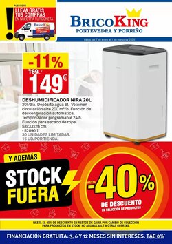Folleto promocional de Bricoking válido desde el 07/01/2026 - Página 1.