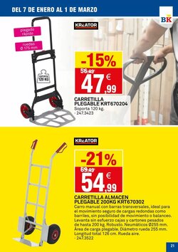 Folleto promocional de Bricoking válido desde el 07/01/2026 - Página 21.