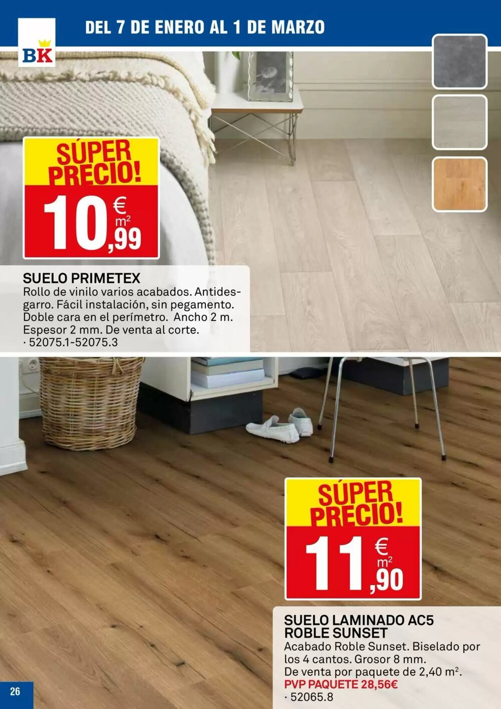 Folleto promocional de Bricoking válido desde el 07/01/2026 - Página 26.