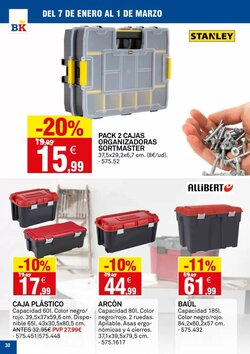 Folleto promocional de Bricoking válido desde el 07/01/2026 - Página 30.