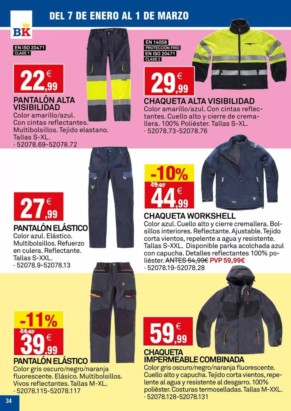 Folleto promocional de Bricoking válido desde el 07/01/2026 - Página 34.