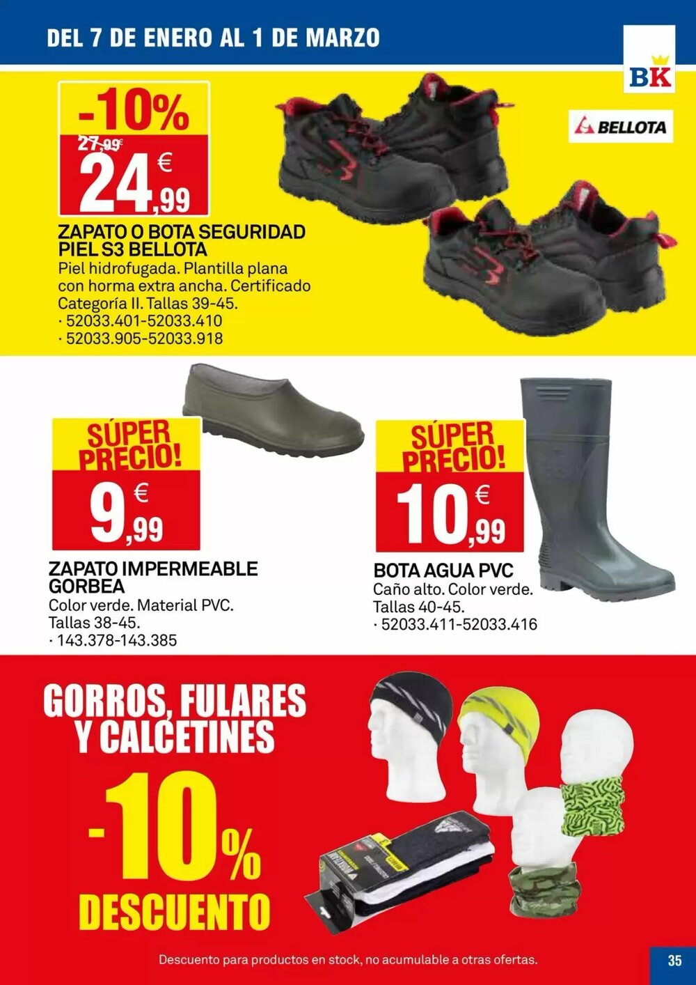 Folleto promocional de Bricoking válido desde el 07/01/2026 - Página 35.