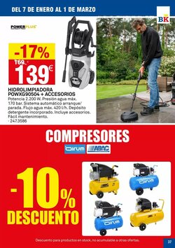 Folleto promocional de Bricoking válido desde el 07/01/2026 - Página 37.