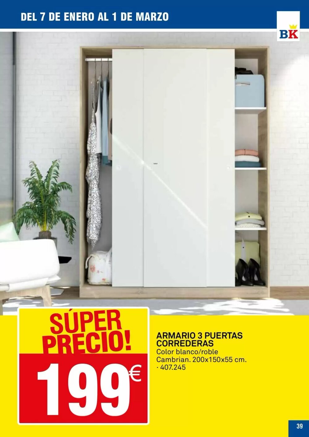 Folleto promocional de Bricoking válido desde el 07/01/2026 - Página 39.