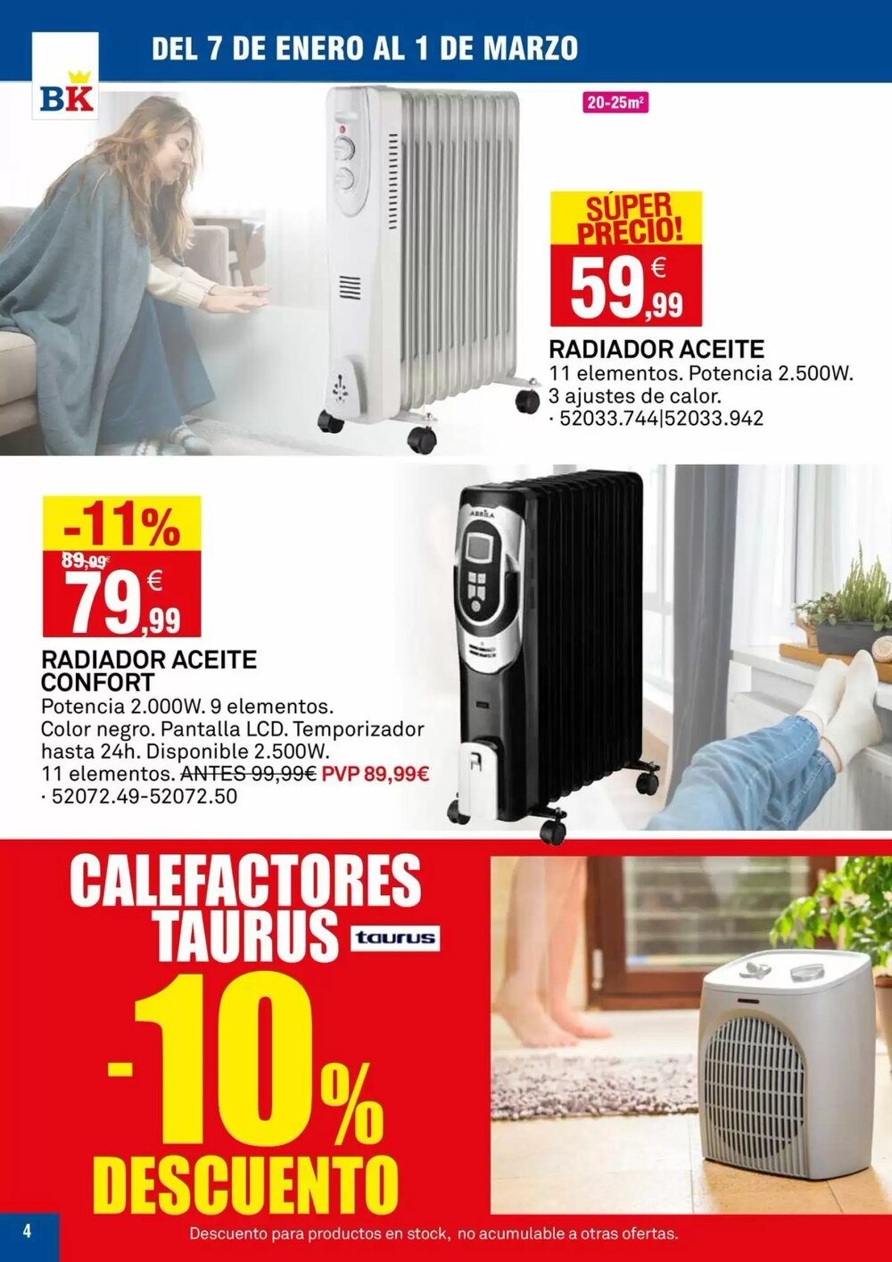 Folleto promocional de Bricoking válido desde el 07/01/2026 - Página 4.