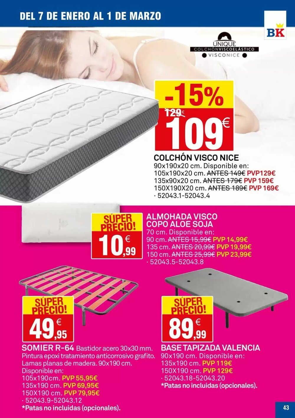 Folleto promocional de Bricoking válido desde el 07/01/2026 - Página 43.