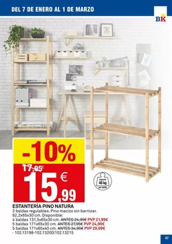 Folleto promocional de Bricoking válido desde el 07/01/2026 - Página 47.