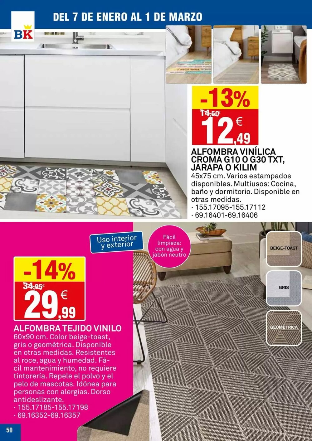 Folleto promocional de Bricoking válido desde el 07/01/2026 - Página 50.