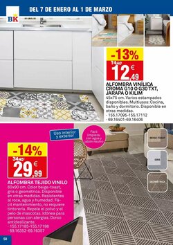 Folleto promocional de Bricoking válido desde el 07/01/2026 - Página 50.